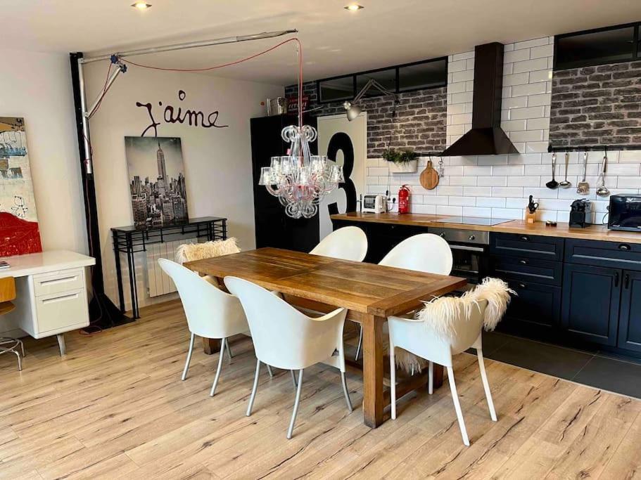 Rare ! Loft Atypique Centre-Ville Parking Jardin Реймс Екстериор снимка